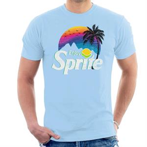 Sprite Palm Tree Sunset Men's T-Shirt