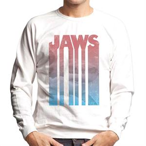 Jaws Shark Shadow Text Men's Sweatshirt