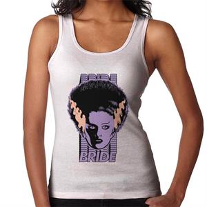 Bride Of Frankenstein Character Head Women's Vest