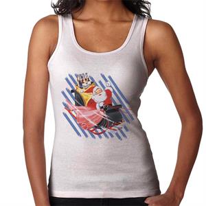 Pepsi Christmas Retro Bottle Santa Sleigh Women's Vest