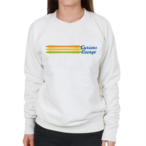 Curious George Blue Logo Women's Sweatshirt