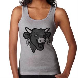 The Laughing Cow Black Polka Dot Women's Vest