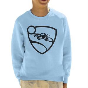 Rocket League Black Logo Kid's Sweatshirt