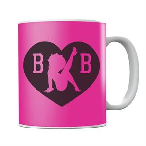 Betty Boop B B Silhouette Love Heart Mug