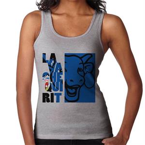 The Laughing Cow La Vache Qui Rit Blue Montage Women's Vest