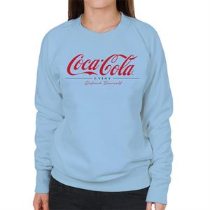 Coca Cola Enjoy And Refresh Yourself Women's Sweatshirt