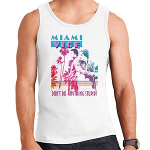 Miami Vice Dont Do Anything Stupid Men's Vest