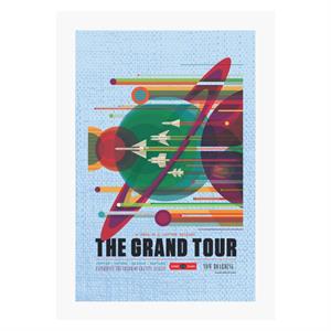 NASA The Grand Tour Interplanetary Travel Poster A4 Print