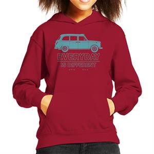 London Taxi Company Everyday Is Different Kid's Hooded Sweatshirt