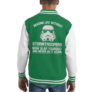 Original Stormtrooper Imagine Life Without Kid's Varsity Jacket