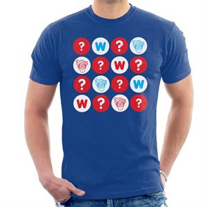 Where's Wally Character Heads And Question Marks Men's T-Shirt