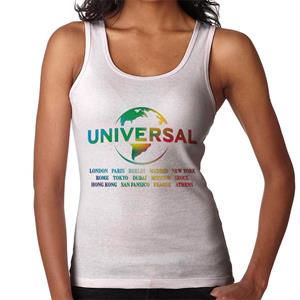 Universal Pictures Rainbow Logo Locations Women's Vest