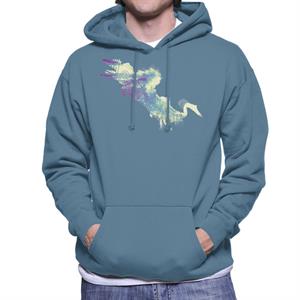 Jurassic Park Mosasaurus Sea Silhouette Men's Hooded Sweatshirt