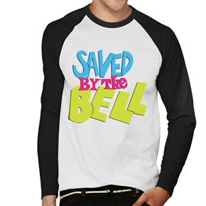 Saved By The Bell Coloured Logo Men's Baseball Long Sleeved T-Shirt