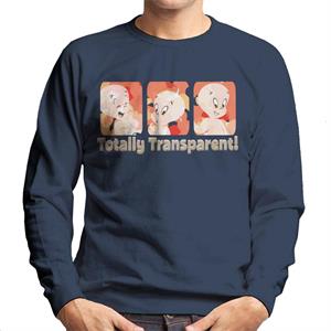 Casper The Friendly Ghost Totally Transparent Men's Sweatshirt