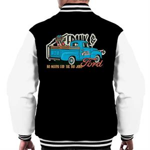 Ford Frank And Sons No Match For The Big Jobs Men's Varsity Jacket