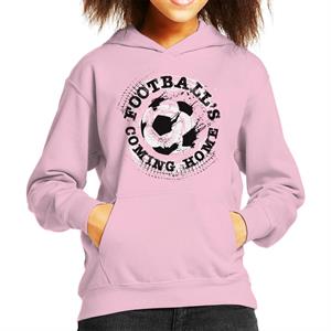 Football's Coming Home Paint Splatter Kid's Hooded Sweatshirt