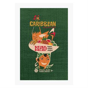 Pan Am Caribbean Vacations A4 Print