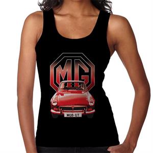 MG B GT Red British Motor Heritage Women's Vest