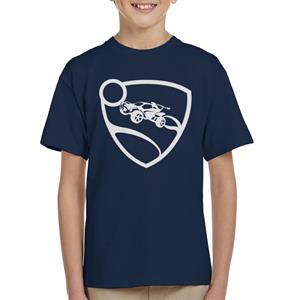 Rocket League White Logo Kid's T-Shirt