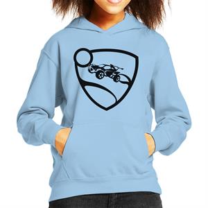 Rocket League Black Logo Kid's Hooded Sweatshirt