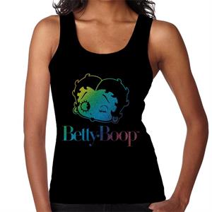 Betty Boop Wink Rainbow Gradient Women's Vest