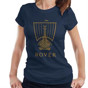 Rover Logo Gold Longship British Motor Heritage Women's T-Shirt