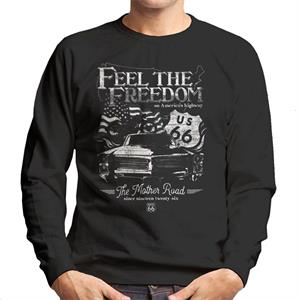 Route 66 Feel The Freedom Americana Men's Sweatshirt