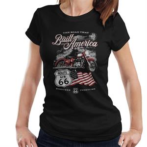 Route 66 Road That Built America Women's T-Shirt