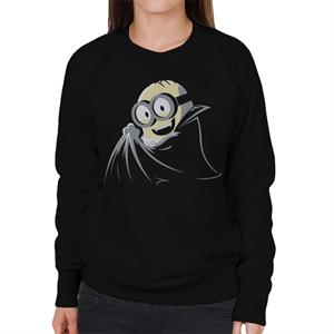 Despicable Me Dave The Minion Dressed As A Vampire Women's Sweatshirt