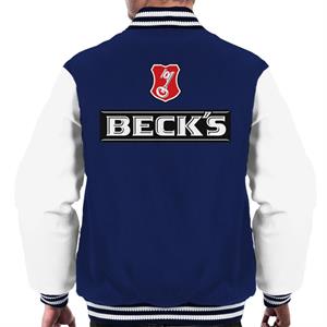 Beck's Logo With Key Symbol Men's Varsity Jacket