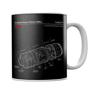 NASA JAXA H II Transfer Vehicle Blueprint Mug