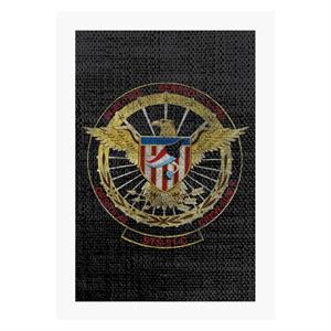 NASA STS 51 C Discovery Mission Badge Distressed A4 Print