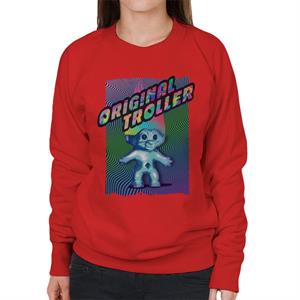 Trolls Psychedelic Wave Original Troller Women's Sweatshirt