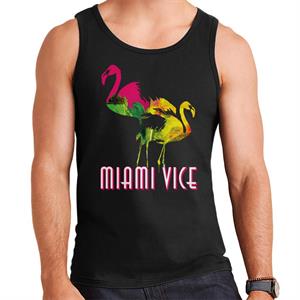 Miami Vice Flamingo Silhouette Men's Vest