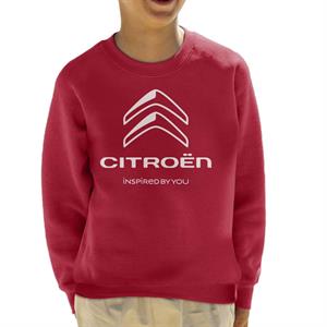 Citroen 2016 White Logo Inspired By You Kid's Sweatshirt