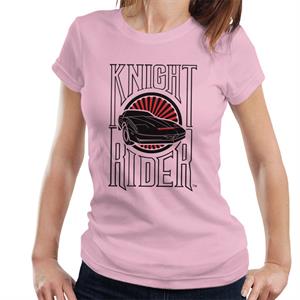 Knight Rider Text And Logo Women's T-Shirt