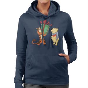 Disney Winnie The Pooh Tigger Christmas Women's Hooded Sweatshirt