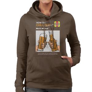 Haynes How To Chill Out In A Pub Women's Hooded Sweatshirt