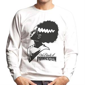 Bride Of Frankenstein Silhouette Men's Sweatshirt