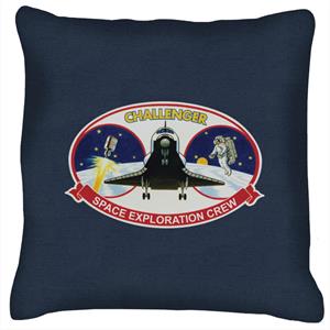 NASA STS 41B Challenger Mission Patch Cushion