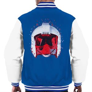 Original Stormtrooper Rebel Pilot Helmet Shatter Effect Men's Varsity Jacket