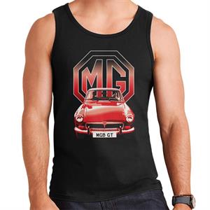 MG B GT Red British Motor Heritage Men's Vest