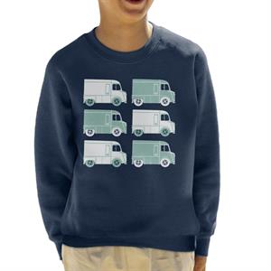 Citroen Retro Type H Van Art Kid's Sweatshirt
