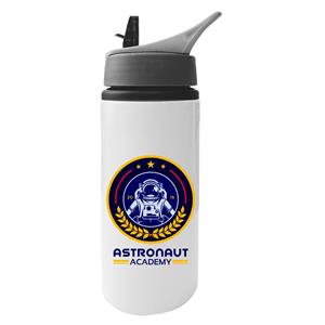 NASA Astronaut Academy Aluminium Water Bottle With Straw