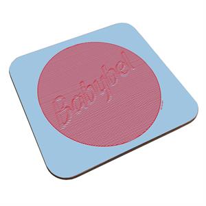 Baby Bel Striped Icon Coaster