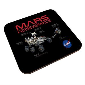 NASA Mars Perseverance Labelled Coaster