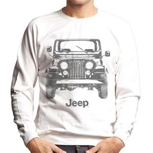 Jeep Classic Front View Men's Sweatshirt