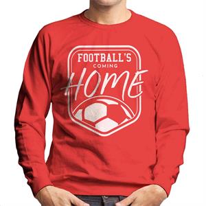 Football's Coming Home White Badge Men's Sweatshirt