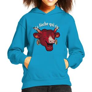 The Laughing Cow La Vache Qui Rit Kid's Hooded Sweatshirt